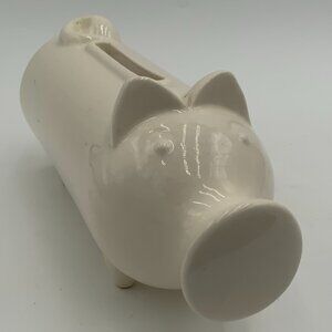 Vintage Ceramic Pig California Pottery Klaus of Denmark Sausage Serving 1970's